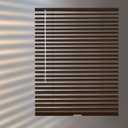 HIDODO Aluminum Mini Blinds for Windows Cordless Horizontal Window Shades for Light Adjustment, Metal Venetian Blinds Waterproof for Bedroom, Bathroom, 30" W x 64" H, Brown