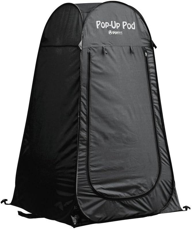 GigaTent Pop Up Pod Changing Room Privacy Tent Instant Portable Outdoor Shower Tent, Camp Toilet, Rain Shelter for Camping & Beach Lightweight & Sturdy, Easy Set Up, Foldable - with Carry Bag