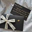 50 Sheets Extra Heavy Weight Black Cardstock Paper, 130 lb/350GSM A4 Cover Card Stock, Thick Black Construction Paper for Scrapbooking, DIY Cards Making, Arts and Crafts