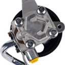 Power Steering Pump with Pulley Replacement for Kia Sedona 2006-2010 Hyundai Entourage 2007-2009 V6 3.8L Mini Passenger Van 571104D200