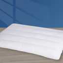 MINUPWELL Ultra Flat Pillows for Sleeping Thin, 7D High Support 2.5 inch Height Ultra Thin Pillows,Slim Bed Pillows for Stomach Sleeper,Standard Size -18x26 in (White)