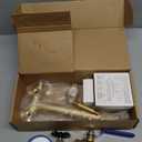 1"x 11"Well Pressure Tank Tee Kit With 40/60psi Pressure Switch,Brass Pressure Tank Installation Kit for Water Well, Fit Most Pressure Tanks With Diameters Up To 16 Inch