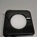 Square Gas Stove Drip Pans 7.5" Porcelain Coated Burner Tray