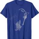Horse Head Scribble Black Art Face for Horse Lovers, Taming T-Shirt, XS