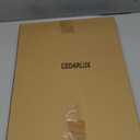 Wooden Decorative Tray, Round Serving Tray with Wood Bead, Farmhouse Big Tray for Ottoman, Countertop, Coffee Tabl,  (Retro White)