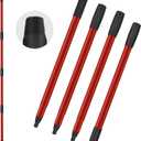 Spin Mop Handle Replacements for Oceda 4-Section Mop Replace Handle Compatible with O-Ceda Spin Mop Refills and Brooms, O ceda Mop Stick for Floor Clean, 30" to 58", Universal Fit Oceda Mop Head