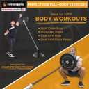 EVERSTRONG T Bar Row Attachment with V Bar Attachment Landmine Handle - 360 Swivel Landmine Attachment for Barbell for Full-Body Workout in Home Gym - Small Spaces - Deadlifts Squats Landmine Stand