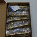 Ravinte 20 Pack | 5'' Cabinet Pulls Brushed Brass Stainless Steel Kitchen Drawer Pulls Cupboard Pulls Cabinet Handles 5Length with 3 Hole Center