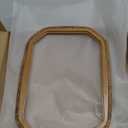 Longdex Embroidery Hoop 18x26cm Octangle Bulk Imitated Wood Cross Stitch Hoop Embroidery Sets (Octangle 7.1x10.2 Inch)