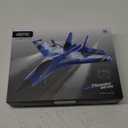 4DRC Foam RC Plane for Kids Adults, Remote Control Airplane RC Jet Helicopter Drone Plane for Kids Adults Beginner, Easy to Fly RC Fighter, Remote Control Aircraft with Automatic Balance Gyro (Blue-2 Batteries)