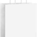 REMTAP Gift Paper Bags 8×4.5×10.5 50Pcs Kraft Bags with Handles Bulk Gift Bag for Wedding Party Craft Retail Packaging, Shopping, Party Favor, Retail Bag (White-M-50pcs, 8 * 4.5 * 10.5)