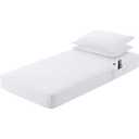 White Bed Cover 39x80 Inches