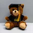 Plush Graduation Teddy Bear – Class Of 2024 With Cap And Gown – Soft Stuffed Animal Gift For Graduates