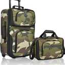 U.S. Traveler Rio Carry-on Luggage, Lightweight Softside Suitcase, Rolling 20" Carry On Luggage