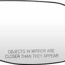 SCITOO Side View Mirror Glass Passenger Right Side Fit For 2007-2011 For HONDA CR-V W/O HEATED Chrome Convex Replacement Exterior Mirror Glass