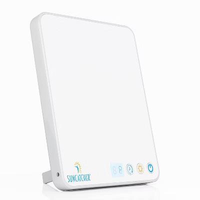 Suncatcher 6"x2.5" Ultra Light Therapy Lamp with Timer and Glow Control: LED, SAD, UV-Free, Wall Mountable