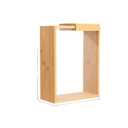 Bamboo Storage Containers – Transparent Wide Mouth Design with Slide Lid, Multi‑Purpose Sealing Box for Kitchen Dry Goods Pack of 2