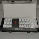 RedThunder K84 Wireless Keyboard and Mouse Combo, Rainbow Backlit Rechargeable Battery, 75% Layout TKL Ultra Compact Gaming Keyboard & Lightweight 3200 DPI Honeycomb Optical Mouse (White)