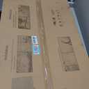 WOWSTAR 12-Pack 2x4ft Drop Ceiling Tiles, Waterproof Glue up Ceiling Panels, Modern Style 3D Wall Panels, White