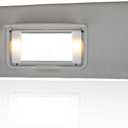 Left Side Sun Visor Fits for Honda Pilot 2017-2022, Fit for Honda Ridgeline 2018-2023 Replacement Sun Shade # 83280-TG7-A12ZB, Left Driver Side (Grey)