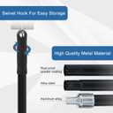 PBHEPJ 18 Inchs Push Broom Outdoor Heavy Duty, Shop Broom with 60" Long Handle for Cleaning Outdoor or Indoor Tile, Garage, Shop, Deck, Concrete, Wood, Stone, Patio Floor