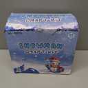 BANBBUR 48 Pack Stocking Stuffers for Kids,Christmas Crafts for Kids Bulk,Build a Snowman Kit,DIY Snowman Crafts Modeling Clay,Christmas Stocking Stuffers Gifts Activities for Boys Girls