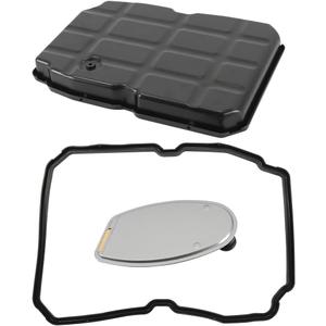 Transmission Oil Pan Kit w/Trans Oil Filter Compatible with NAG1 W5A580 Transmission Compatible with Dodge Challenger Charger Magnum Nitro Compatible with Jeep Wrangler Grand Cherokee Commander