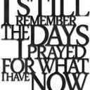 Motivational Black Metal Wall Art Home Office Decor Inspirational Living Room Wall Decor for Bedroom,I Still Remember The Days I Prayed What I Have Now, Encouragement House Warming Gift for Women Men