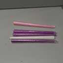 Advent Candles Set of 5, Christmas Taper Candle with Letters & Pattern, 10 Inch Dripless Seasonal Candle, Advent Wreath Nativity Candle for Holidays, Church, Devotional, Celebration, Party