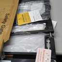 Clear Acrylic Baby Gate 29.5-47.2" Wide Pressure Mount Clear Dog Gate Indoor - No Drill Auto Close, Walk Through Baby Gates for Stair & Doorways & Hallway