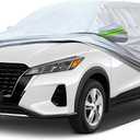 Full Car Cover Universal 6 Layers Outdoor Thicked All Weather Cover, Sunshield, Waterproof, Snow Proof, UV Proof, Scratch Proof, Bird Droppings, 6 Reflective Strips, Fits SUVs up to 180"