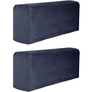 Sofa Armrest Cover,2 PCS Stretch Arm Covers for Chairs Couch Sofa Armchair,Slipcovers for Recliner (Navy Blue)