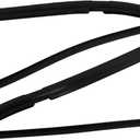labwork Black Rubber Front Vent Glass Window Weatherstrip Seals Set Replacement for Chevy Blazer 1981-1991 C/K Series 1981-1986 Pickup Truck Replacement for 1AWSD00327 VWK111081