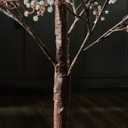 Hairui Artificial Baby Breath Flowers Tree with Lights 5FT 126LED,Prelit Lighted Gypsophila twig Tree for Wedding Party Christmas Holiday Decoration Indoor Outdoor Use