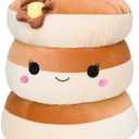 Squishmallows Original 12-Inch Rayen Pancake 3-Stack with Butter Flower - Medium-Sized Ultrasoft Official Jazwares Plush
