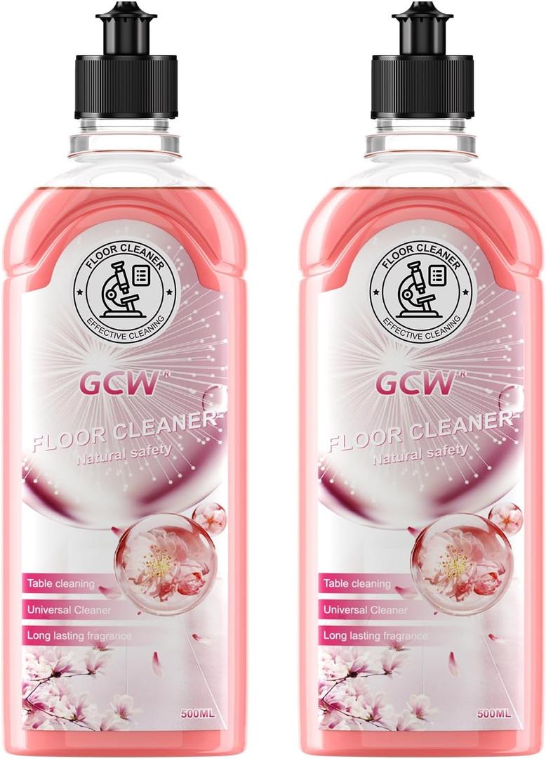Generic Floor Cleaner & All-Purpose Cleaner Plant-Based and Biodegradable Formula Kitchen, Floor, Bathroom and Surface Cleaning Product for Home, Sakura Scent, 33.8 Fluid Ounces (Sakura)