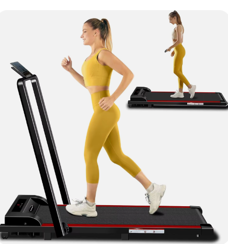 TOMILE High Quality Portable Under Table Treadmill for Home Gym Exercise LED Display Foldable Walking Pad Treadmill