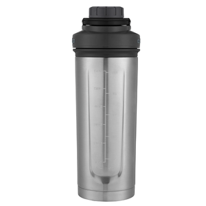 Contigo Fit Shake & Go 2.0 Protein Shaker Bottle with Leak-Proof Screw Lid, Vacuum-Insulated Mixer Bottle with Whisk and Carry Handle.