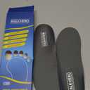 Plantar Fasciitis Feet Insoles Arch Supports Orthotics Inserts Relieve Flat Feet, High Arch (Mens 9-9 1/2 | Womens 11-11 1/2) (Gray)