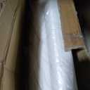 Queen Size Lift Up Storage Bed Frame, Modern Wingback with Adjustable Headboard Equipped with LED Light, Fast Charging Station and Outlet, Solid Wood Slats, No Box Spring Needed, Noise-Free, White