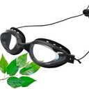 Moisture Chamber goggles for Dry Eye Relief, LASIK Aftercare, Post Eye Surgery Recovery and Eyes Protection, Universal Fit for Day and Night Use