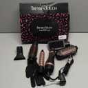 Hair Dryer Brush Set, 5-in-1 Blow Dryer Brush Set, Multi Hot Air Hair Styler for Salon Blowouts, Smooth Curls, Volumizing and Straightening, Sleek and Less Frizz, Rose Gold