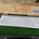 Dog Grass Large Potty Patch, Dog Litter Boxes Artificial Grass Bathroom Turf for Pet Training, Washable Puppy Pee Pad, Perfect Indoor/Outdoor Portable Potty Pet Loo (Tray system-35"X22.6")