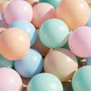MiniInflat 12 Pcs Inflatable Beach Balls Bulk Pastel Jumbo Morandi Beach Balls Blow up Pool Water Game Toy Gift for Kid Adult Birthday Summer Party Supplies