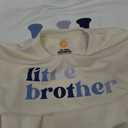 2 x 2PCS Baby Boy Little Bro Romper Set, Baby Bodysuit, Newborn Boy Gift, Baby Boy Outfit, Cute Little Bro Baby Outfit