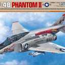 Tamiya 61121-000 Vehicle 61121 1:48 F-4B Phantom II Mcdonnell Douglas Faithful Replica, Model Building, Plastic Kit, Crafts, Hobby, Model Kit, Assembly, Unpainted