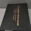 Red Light Therapy for Face and Neck, 8 Colors LED Face Mask Light Therapy with 850NM Near Infrared, 3000 mAh Rechargeable 6-In-1 Red Light Therapy Mask Set Skin Care Device for Skin Rejuvenation (Black)