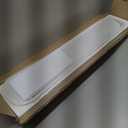 Becailyer Modern LED Linear Ceiling Lights, Dimmable LED Ceiling Lamp with Remote Control, 31.4" Metal Flush Mount Ceiling Lighting Fixtures for Living Room Kitchen Dining Room Hallway, White