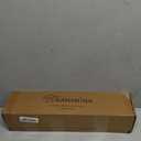 KAMANINA Black Curtain Rod 32 to 58 inch(2.6-4.8ft), 1 inch Adjustable Single Curtain Rods for Windows 28 to 48 inch, Decorative Drapery Rod with Twisted Cage Finials