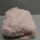 ILANGO Pink Christmas Bathroom Rugs 24"x17" Non Slip & Super Absorbent Extra Thick Soft, Washable Bath Mat for Floor, Non Shedding Microfiber Plush Holiday Bath Rug with Rubber for Shower Sink